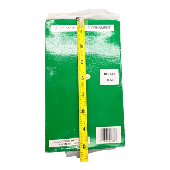 Set Of 12 Commodore Angel Icicle Ornaments 3.5" Vtg Christmas Decorations - Picture 12 of 13